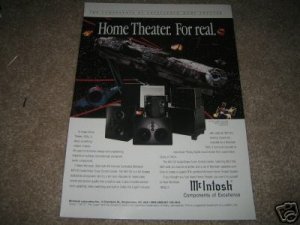 McIntosh Home Theater Ad from 1996 MX130, MC7106
