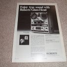 Roberts GH-5d Open Reel Deck Ad from 1970, specs,NICE!