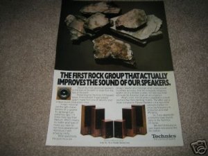 Technics CX Series Speaker AD from 1989,entire line