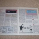 Denon DR-M44 Cassette Review,2 pgs, 1984,Full Test