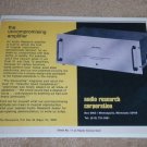 Audio Research Classic Ad,Dual 75 Tube Amp,Article,1973