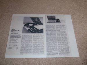 Bang & Olufsen Beogram 8000 Turntbale Review,B & O,2 pg