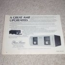 Phase Linear 400 Series II Amplifier AD, 6"x9"