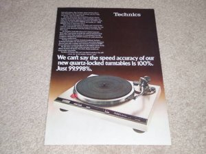Technics SL-Q3 Turntable Ad, 1978, Article