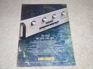 Audio Research LS3 Preamp Ad, 1992, Article,Tube Preamp