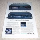 Sony Cd PLayer AD from 1987,RETRO! CDP-c10,c5f