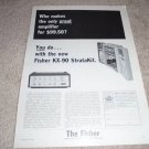 Fisher KX-90 Kit Amplifier AD from 1965
