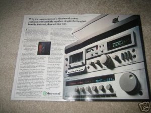 Sherwood Vintage Ad 1982 S-9600CP receiver