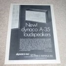 Dynaco A-35 Speaker AD, 1972, Article, Info 1 page