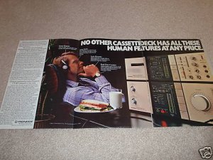 Pioneer 4 page Ad,CT-9r,A-9 Amp Tape Deck, specs,1981