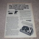 Thorens TD-145C Turntable Ad,1975, Article, Electronic
