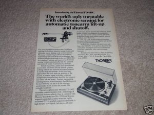 Thorens TD-145C Turntable Ad,1975, Article, Electronic