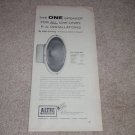 Altec 401a Speaker Ad,1955,specs,Article,RARE! History!