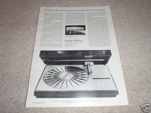 Bang & Olufsen Beogram 4002 Turntable Ad from 1974