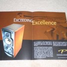 Paradigm Reference Speakers Ad, 3 pgs, 1999, Article