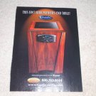 Legacy Manhatten Subwoofer Ad, 1999, Beautiful Ad!