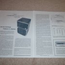 CM-15A Speaker Review, 2 pgs, 1976, Full Test