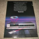Technics Sl-P2 Cd Player Ad from 1985,mint