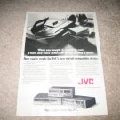 JVC Vintage Ad from 1980 Cassette Decks