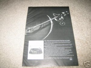 Dual Vintage Ad 1980 turntable 731Q
