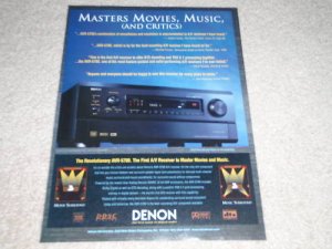 Denon AVR-5700 Receiver Ad, 1999, Article,Features