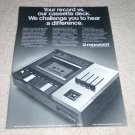 Pioneer T-3300 Cassette Ad, 1971, Article, Rare Ad
