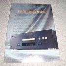 Teac VRDS-10 CD Player Ad from 1993,Rare!