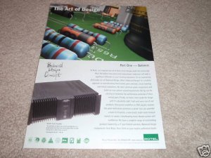 Rotel RB-991 Power Amp Ad from 2000