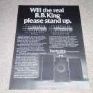 Technics SB-7000a,6000a,5000a Speaker Ad,RARE! 1977
