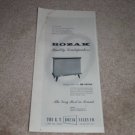 Bozak Speaker Ad, 1956, B-305, 6"x11" RARE!