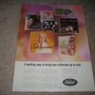1959 Record Ad Capitol Dinah Shore,Sinatra,Nat Kg Cole