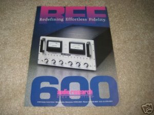 Audio Research Reference 600 Tube Amplifier Ad fr1996