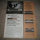 Harman Kardon Vintage Ad from 1964, color, RARE SR-400