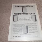 Dynaco SCA-80 QUAD Preamp Ad from 1971