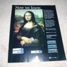 Proceed Mona Lisa Ad from 1996