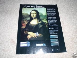 Proceed Mona Lisa Ad from 1996