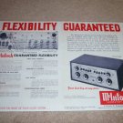 McIntosh C-8 Audio Compensator Ad,2 pgs,1958,Details C8
