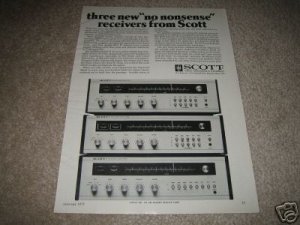 Scott Receiver AD from 1975,R74S,R75S,R77S