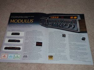Heathkit MODULUS Ultra Receiver Brochure,4 pgs,specs