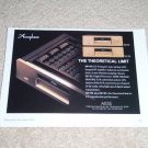 Accuphase DP-90,DC91 CD, D/A Converter Ad, 1994, 6"x9"
