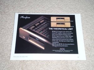 Accuphase DP-90,DC91 CD, D/A Converter Ad, 1994, 6"x9"