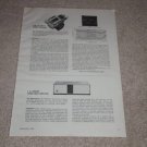 JBL SE400s Amplifier Review, 1968, 2 pgs, Specs