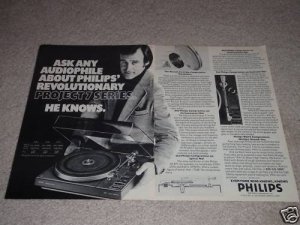 Philips Project 7 Series 877 Turntable Ad, 1978,article