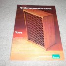Sansui Speaker AD from 1974, color, Beautiful!