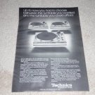 Technics SL-1300 mk II,SL-1400 mk II, SL-1500 mk II Ad