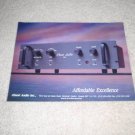 Classe Audio dr-5 Preamp Ad from 1986, very rare!
