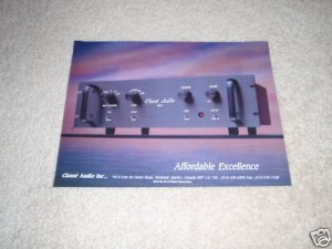 Classe Audio dr-5 Preamp Ad from 1986, very rare!