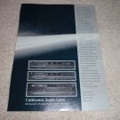California Audio Labs Tercet III,Aria mk III, Icon Ad