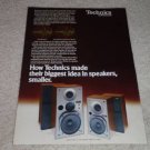 Technics SB-X10,SB-X50 Speaker Ad, 1978,color, article