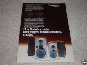 Technics SB-X10,SB-X50 Speaker Ad, 1978,color, article